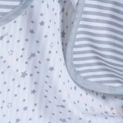 Clair De Lune Stars & Stripes Reversible Baby Blanket Cosy Blankets