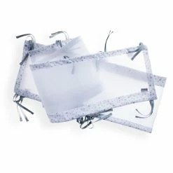 Clair De Lune Bedding Stars & Stripes 2 Pack Cot Bed Breathable Bumpers