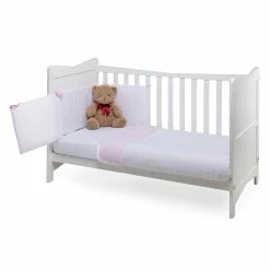 Clair De Lune Stars & Stripes Cot/Cot Bed Quilt & Bumper Bedding Set