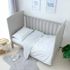 Clair De Lune Stars & Stripes Reversible Toddler Bedding Cot Bedding