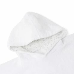Komfies By Clair De Lune Bathing & Feeding Komfies Stars White Towelling Adult Poncho