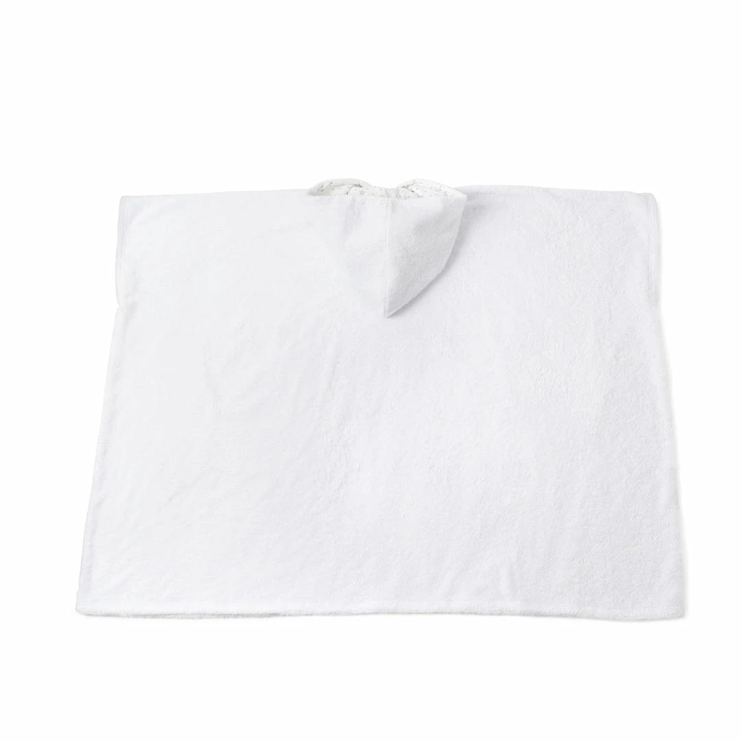 Komfies By Clair De Lune Bathing & Feeding Komfies Stars White Towelling Adult Poncho