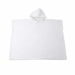 Komfies By Clair De Lune Bathing & Feeding Komfies Stars White Towelling Adult Poncho