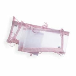 Clair De Lune Waffle 2 Pack Breathable Bumpers Bedding