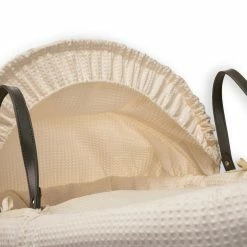 Clair De Lune Waffle Moses Basket Bedding Set Moses Basket Dressings