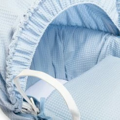 Clair De Lune Moses Baskets & Stands Waffle White Wicker Moses Basket