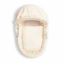 Clair De Lune Moses Baskets & Stands Waffle White Wicker Moses Basket