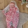 Clair De Lune Cosy Blankets Winter Snowflake Fleece Lined Baby Blanket