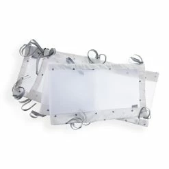 Clair De Lune Lullaby Hearts 2 Pack Cot Bed Breathable Bumpers Bedding