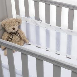 Clair De Lune Bedding Lullaby Hearts Cot Bed Safe Sleep Bundle