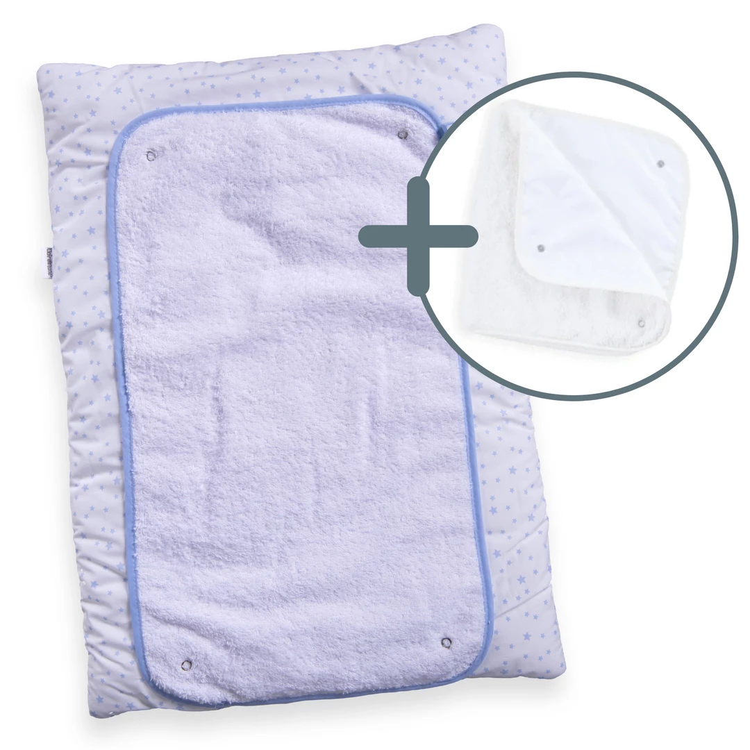 Clair De Lune Stars & Stripes Roly Poly Travel & Changing Mat® Bathing & Feeding