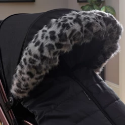 Clair De Lune Universal Pushchair/Stroller Faux Fur Hood Accessory