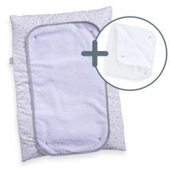 Clair De Lune Stars & Stripes Roly Poly Travel & Changing Mat® Bathing & Feeding