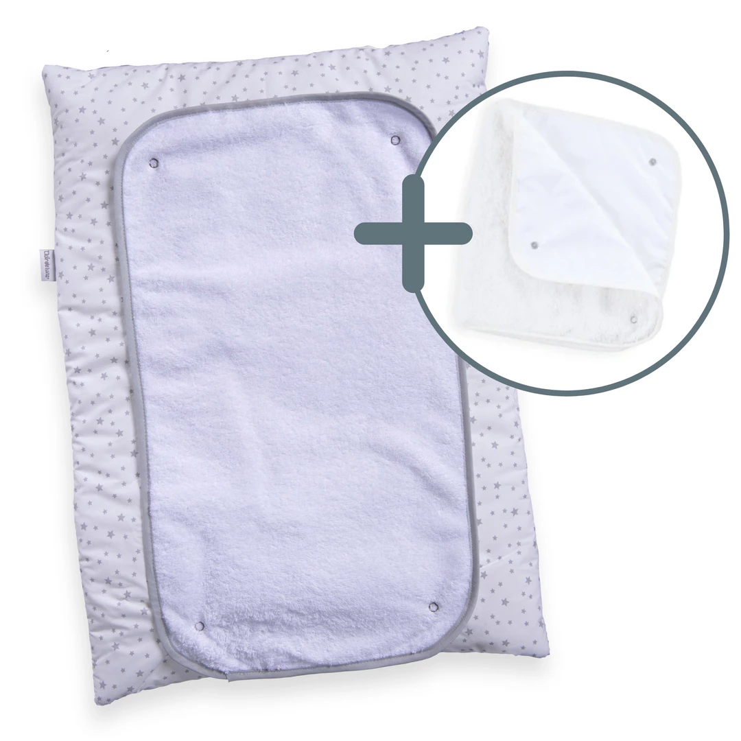 Clair De Lune Stars & Stripes Roly Poly Travel & Changing Mat® Bathing & Feeding