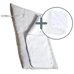 Clair De Lune Waffle Roly Poly Travel & Changing Mat® Bathing & Feeding