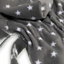 Clair De Lune Komfies Star Fleece Dressing Gown
