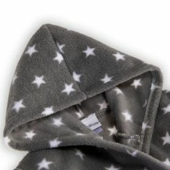 Clair De Lune Komfies Star Fleece Dressing Gown