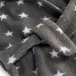 Clair De Lune Komfies Star Fleece Dressing Gown
