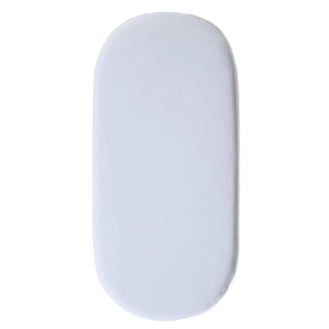 Clair De Lune Micro-Fresh® 2 Pack Fitted Moses Basket Sheets - 66 X 30 Cm