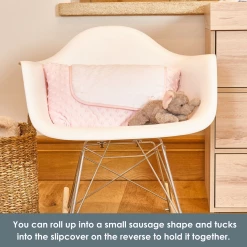 Clair De Lune Bathing & Feeding Dimple Roly Poly Travel & Changing Mat®