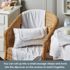 Clair De Lune Stars & Stripes Roly Poly Travel & Changing Mat® Bathing & Feeding