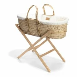 Clair De Lune Moses Baskets & Stands Organic Palm Moses Basket