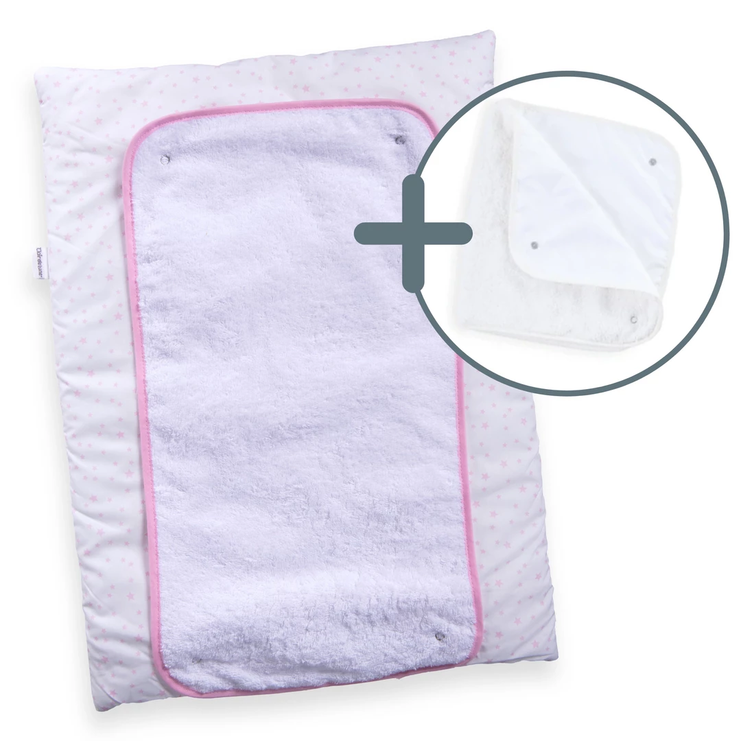 Clair De Lune Stars & Stripes Roly Poly Travel & Changing Mat® Bathing & Feeding