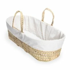 Clair De Lune Scandi Palm Moses Basket