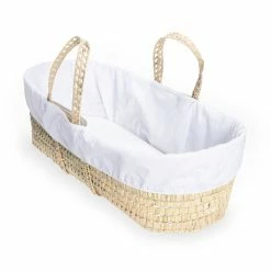 Clair De Lune Scandi Palm Moses Basket