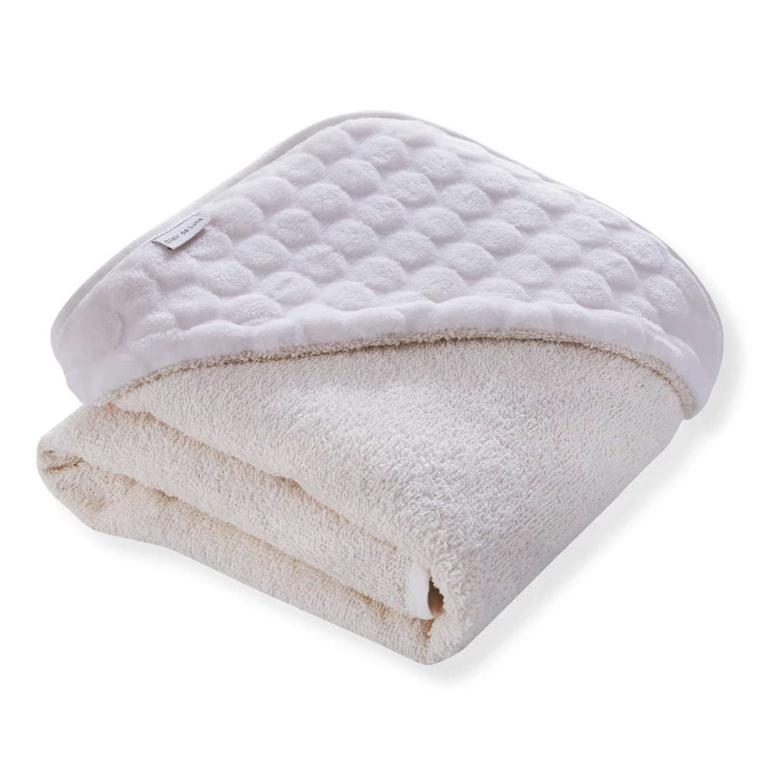 Clair De Lune Bathing & Feeding Marshmallow Hooded Towel