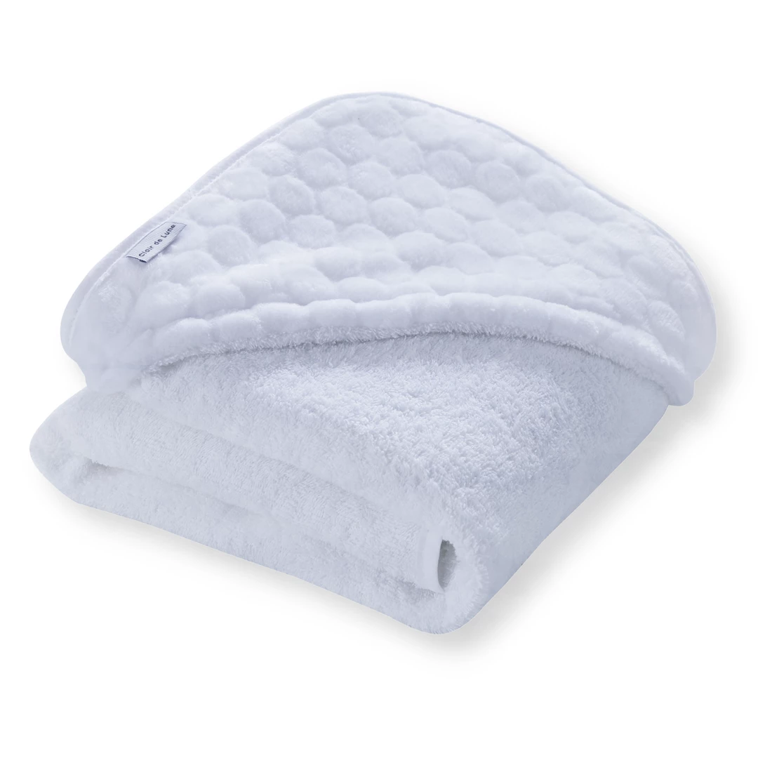 Clair De Lune Bathing & Feeding Marshmallow Hooded Towel