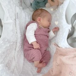 Clair De Lune Dimple Grey Wicker Moses Basket Moses Baskets & Stands