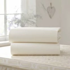 Clair De Lune 2 Pack Fitted Cotton Moses Basket Sheets - 74 X 30 Cm