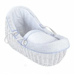 Clair De Lune Moses Basket Dressings Stars & Stripes Willow Bassinet® Bedding Set