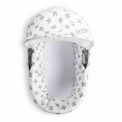 Clair De Lune Rachel Riley Bunny Grey Wicker Moses Basket Moses Baskets & Stands