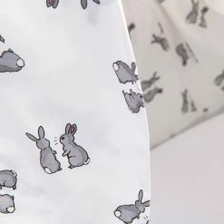 Clair De Lune Rachel Riley Bunny Grey Wicker Moses Basket Moses Baskets & Stands