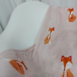 Cosy Blankets Deyongs Ultra Soft Shy Fox Printed Flannel Throw