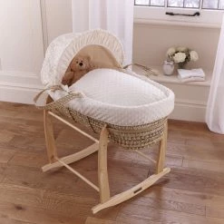 Clair De Lune Dimple Palm Moses Basket Moses Baskets & Stands