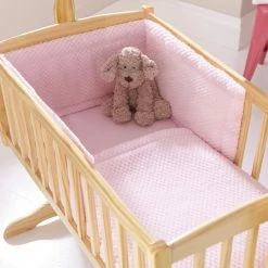 Clair De Lune Dimple Crib/Cradle Quilt & Bumper Bedding Set