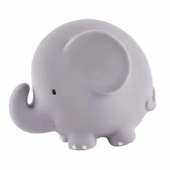 Tikiri Natural Rubber Elephant Rattle & Bath Toy Bathing & Feeding