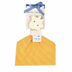 Tikiri Giraffe Comforter With Natural Rubber Teether Gifts