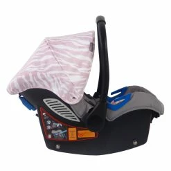 My Babiie Dani Dyer Pink & Grey Marbled Travel System Travel Systems