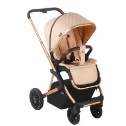 My Babiie MB500 Rose Gold Quilted Travel System Travel Systems