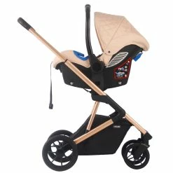 My Babiie MB500 Rose Gold Quilted Travel System Travel Systems