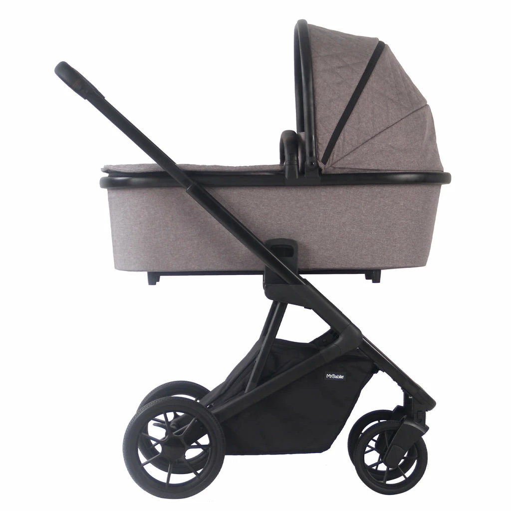 My Babiie Samantha Faiers Quilted Grey Melange Belgravia Travel System Travel Systems