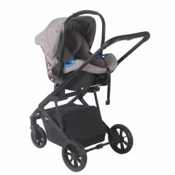 My Babiie Samantha Faiers Quilted Grey Melange Belgravia Travel System Travel Systems