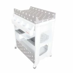 Bathing & Feeding My Babiie Grey Stars Baby Bath And Changing Unit