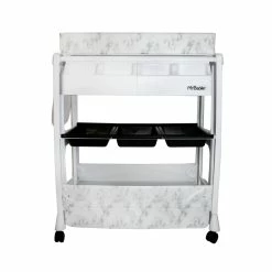Bathing & Feeding My Babiie Grey Marble Baby Bath And Changing Unit