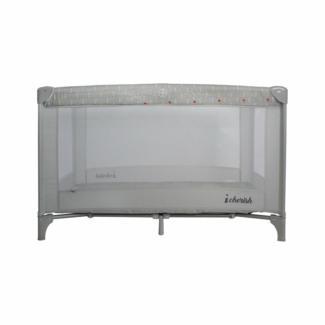 My Babiie Dani Dyer Elephants Travel Cot Cots & Cot Beds