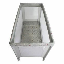 My Babiie Dani Dyer Elephants Travel Cot Cots & Cot Beds